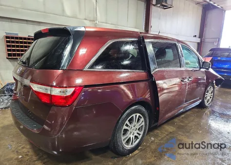2012 Honda Odyssey Exl z USA, uszkodzony, nr VIN 5FNRL5H69CB040149